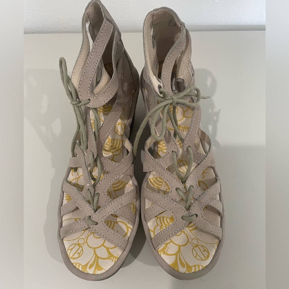 New! Fly London wedge Sandals - Picture 6 of 7
